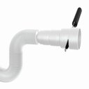 Ver imagem 3 de Sifão Flexível Blukit Tubo Extensivo Duplo 70cm Universal Branco