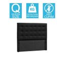 Ver imagem 2 de Cabeceira Box Shop Clean Queen 1,60m Em Couro Sintético Preto