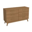 Ver imagem 5 de Cômoda Solteiro CMD002 6 Gavetas MDF-MDP Caramelo Kappesberg