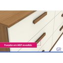 Ver imagem 3 de Cômoda Solteiro CMD002 6 Gavetas MDF-MDP Caramelo Kappesberg