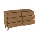 Ver imagem 4 de Cômoda Solteiro CMD002 6 Gavetas MDF-MDP Caramelo Kappesberg