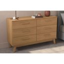 Ver imagem 1 de Cômoda Solteiro CMD002 6 Gavetas MDF-MDP Caramelo Kappesberg