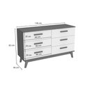 Ver imagem 2 de Cômoda Solteiro CMD002 6 Gavetas MDF-MDP Caramelo Kappesberg