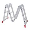 Escada Articulada 4x3 12 Degraus em Alumínio 3,23m Botafogo - 1