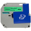 Ver imagem 2 de Fita para Rotulador Eletrônico Compativel com Brother M-k731 Mk731 12mmx8m Preto sobre Verde