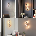 Ver imagem 3 de Arandela Espiral Dourado 36cm Led 10w 3 em 1 Bivolt