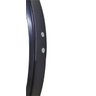 Espelho Redondo com Alça de Couro - Adnet Preto 43cm - 5
