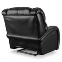 Ver imagem 5 de Poltrona do Papai Reclinável Napoli Power Touch Massagem Pu Preto Brilho Fh1