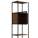Ver imagem 3 de Estante Livreiro 1 Porta 1 Gaveta Estilo Industrial York Vermont/Preto - Artesano
