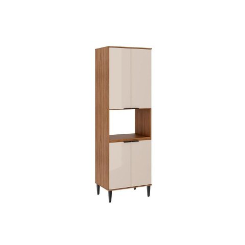 Torre Quente de Cozinha Paneleiro Alpha 2514 C/ 1 Forno e 4 Portas 70cm Freijo - Carraro