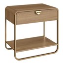 Ver imagem 1 de Mesa de Cabeceira 1 Gaveta Luna - Hanover