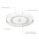 Ver imagem 4 de Organizador Giratório Multiuso Incolor 29x3cm Dry Coza Temperos Maquiagem Cosméticos