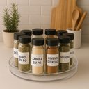 Ver imagem 5 de Organizador Giratório Multiuso Incolor 29x3cm Dry Coza Temperos Maquiagem Cosméticos