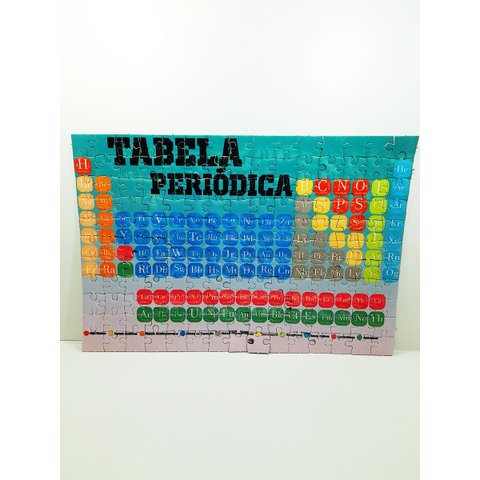 Quebra cabeça Tabela periódica 120 peças