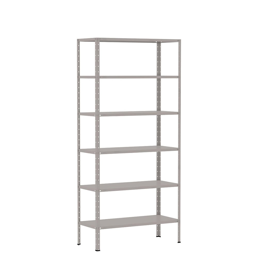 Estante de Aço Para Livros Leve 42 Cm Cinza - 10009 - 5