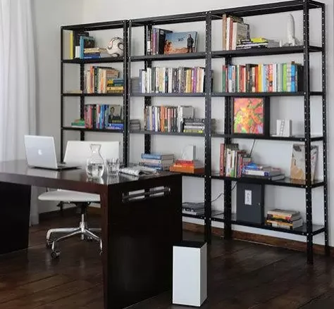 Estante de Aço Para Livros Leve 42 Cm Cinza - 10009 - 3