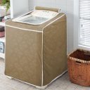 Ver imagem 2 de Capa para Maquina de Lavar Zíper Tam. G - Todas Marcas de 8kg a 18kg - Marrom - Lavar Ziper - Panami