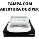 Ver imagem 3 de Capa para Maquina de Lavar Zíper Tam. G - Todas Marcas de 8kg a 18kg - Marrom - Lavar Ziper - Panami