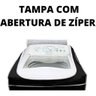 Capa para Maquina de Lavar Zíper Tam. G - Todas Marcas de 8kg a 18kg - Marrom - Lavar Ziper - Panami - 3