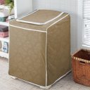 Ver imagem 1 de Capa para Maquina de Lavar Zíper Tam. G - Todas Marcas de 8kg a 18kg - Marrom - Lavar Ziper - Panami