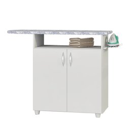 Mesa de Passar Criativa Branco Notável Móveis Branco - 3
