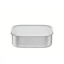Ver imagem 1 de Pote Tramontina Freezinox em Aço Inox Quadrado com Tampa Plástica 19 Cm 2,1 L Tramontina