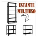 Ver imagem 4 de Estante Armário de Aço 6 Bandejas 90cm Preto Suporta 180kg