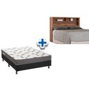 Ver imagem 1 de Cama Box Casal CRC + Colchão D33 Ortobom + Cabeceira Invicta Atacama