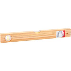 Nível madeira 16" 2 bolhas - Nove54