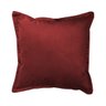 Almofada Decorativa Rebatida Cheia 40x40 Suede Vinho - Majú Decor - 2