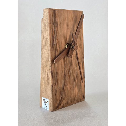 Relógio de Mesa de Madeira Dómos
