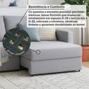 Ver mais imagens de Sofá-cama Retrátil e Reclinável com Baú 2 Lugares 200cm Utila