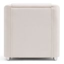 Ver imagem 3 de Poltrona Decorativa Mila Confortável para Sala Recepção Manicure Barbearia Consultório Pés Cromado