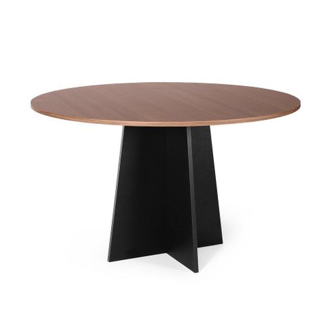 Mesa de Jantar Redonda 6 Lugares 120cm Isabela Noronha/preto