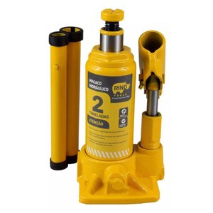 Macaco Hidraulico 2 Toneladas Tipo Garrafa com Alavanca Rino Tools