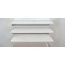 Ver imagem 2 de Kit com 03 Prateleiras Branco em Mdf no Tamanho 60 X 20 com Suporte Invisível