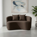 Ver imagem 1 de Sofá Decorativo Montreal 150cm Orgânico Suede Marrom