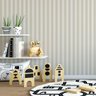 Papel de Parede Decorativo Listrado Tons Bege e Areia 1,5m - 2