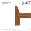 Ver imagem 5 de Suporte Fixo Rasteiro de Madeira para Vaso de Planta N°7