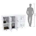 Ver imagem 6 de ESCANINHO GUARDA VOLUMES LOCKER 8 PORTAS COM RODÍZIO M520.B MUNDI MOVEIS