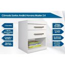 Ver imagem 2 de Mesa Cabeceira Infantil Havana C- 2 Gavetas Atacama-jatobá - Santos Andirá