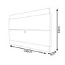 Painel para TV Wall/Limit 1.8 Preto - MoveisAqui - 5