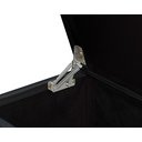 Ver imagem 4 de Recamier Baú Decorativo Roma 1,30m Premium Sofá para Cama Casal Estilo Estofado Cor Cinza