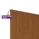 Ver imagem 4 de Painel Ripado Modular Marisa Nature Fosco 300x250 Cm - D’Rossi