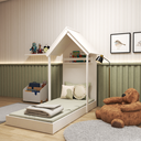 Ver imagem 7 de Mini Cama Infantil 1 Prateleira Casinha Branco