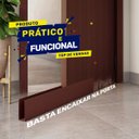 Ver imagem 2 de Protetor Saia de Porta Facilit:90/mogno Escuro
