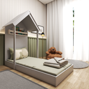 Ver imagem 2 de Mini Cama Infantil 1 Prateleira Casinha