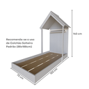 Ver imagem 4 de Mini Cama Infantil 1 Prateleira Casinha