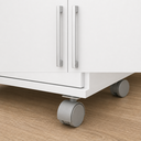 Ver imagem 4 de Armário Multiuso Branco 2 Portas Organizador para Lavanderia Cozinha Escritório e Sapateira