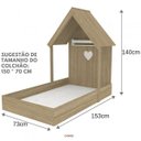 Ver imagem 4 de Mini Cama Infantil 1 Prateleira Casinha